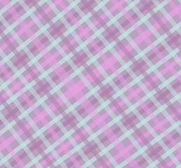 pink and white plaid