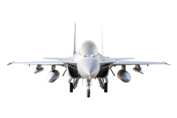 F 15 Fighter jet plane isolated on a transparent background.PNG