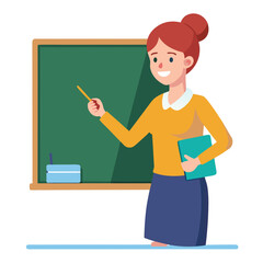 teacher at the blackboard © Sabbir