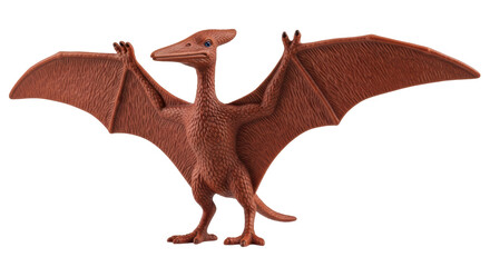 Isolated Pterodactyl Dinosaur Toy