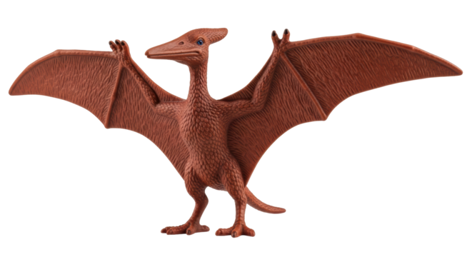 Isolated Pterodactyl Dinosaur Toy