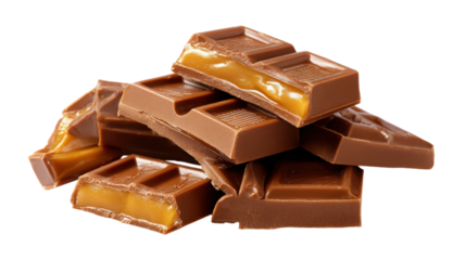 Caramel Filled Chocolate Bars Sweet Indulgence