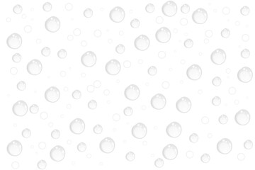 Water Drops on Transparent Background | Clear Droplet Overlay