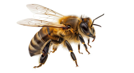 Isolated Honey Bee