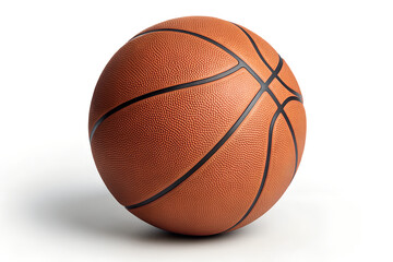 Fototapeta premium Orange Basketball Isolated on White Background 