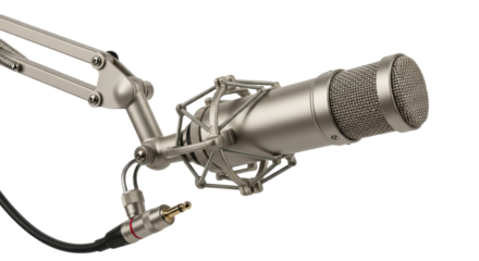 Isolated Studio Microphone