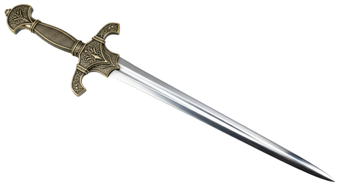 Isolated Decorative Sword