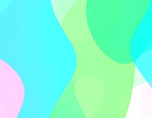 Abstract shapes of soft pastel colors