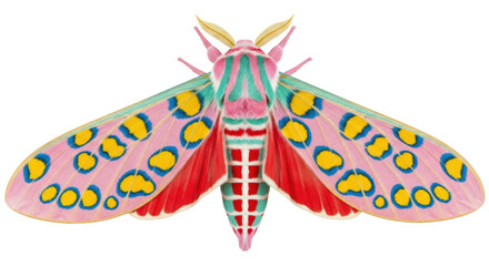 Isolated Rosy Maple Moth © Maria