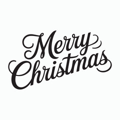 Meri Christmas Typography Festive Holiday Quote Design – Xmas Celebration Graphic