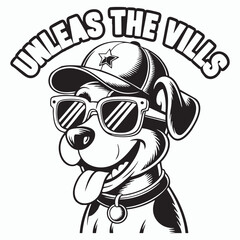 Cool Dog T-Shirt – Funny Typography 