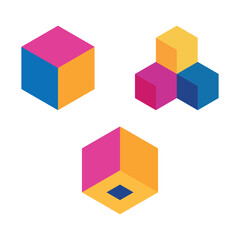 Obraz premium Minimalist Geometric Pattern in Modern Style