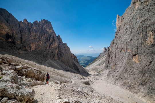 Sassolungo- Langkofel- Saslonch. Dolomites, Italy