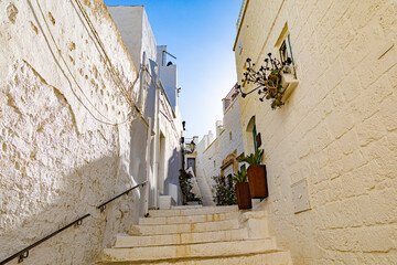 Ostuni in Apulia Puglia region of Itria Valley south Italy