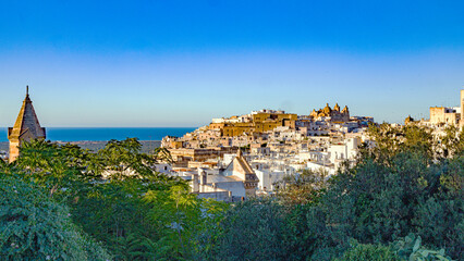 Obraz premium Ostuni in Apulia Puglia region of Itria Valley south Italy