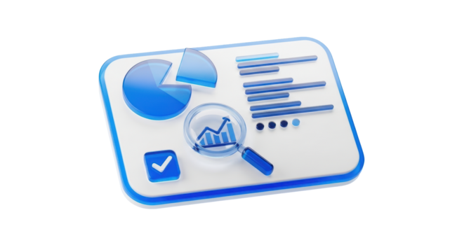 Isolated Business Report with Graph