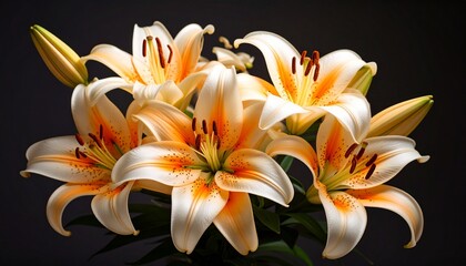 Fototapeta premium Elegant lilies