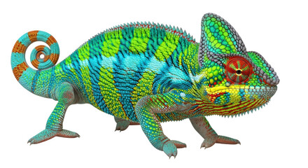 Isolated chameleon © Maria