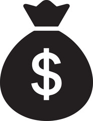 Money Bag Icon with Dollar Sign

Black Money Bag Symbol for Finance and Wealth

Wealth and Savings Bag Vector Icon

Financial Profit and Investment Symbol

Money Pouch Icon for Banking and Business