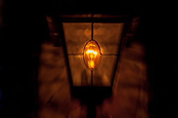 light bulb in the dark
