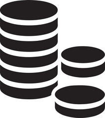 Stack of Coins Icon Vector

Money and Finance Symbol Design

Savings and Investment Icon Illustration

Currency Coins Stack Flat Graphic

Wealth and Resources Icon