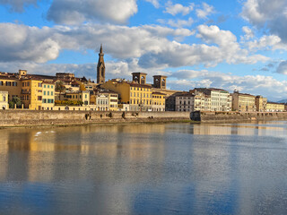 The Old Town of city of Florence, TItaly