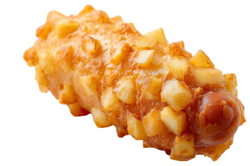 Crispy Potato Corn Dog Isolated Street Food Imag
