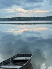 boat on the lake