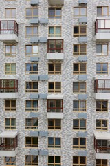 facade of an apartment building