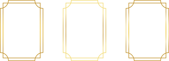 Square Frame with Border Vector