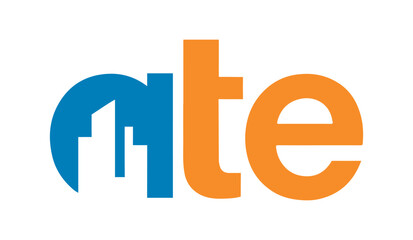 Letter A Skyline Logo – Real Estate Wordmark Vector Design for Urban Development