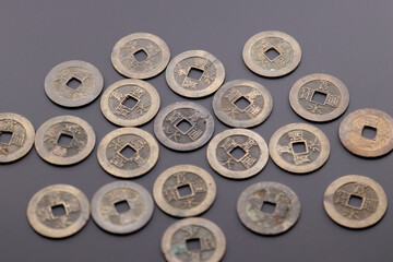 古銭の寛永通宝　江戸時代の貨幣通貨