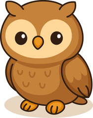 An earred owl icon, symbolizing wisdom, nature, or mystery, perfect for animal or fantasy themes.