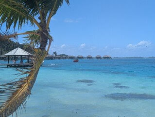 Bora bora, bora, tahiti, polynesie française, la plage