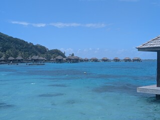 Fototapeta premium Bora bora, bora, tahiti, polynesie française, la plage
