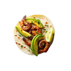 Delicious Spicy Shrimp Tacos with Avocado and Lime
