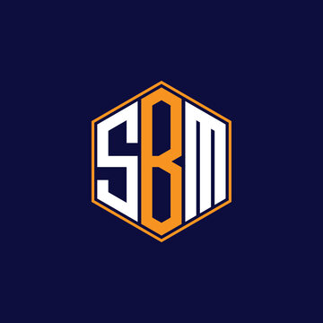 Modern Hexagon Monogram Logo Design &ndash; Geometric Lettermark Vector Template