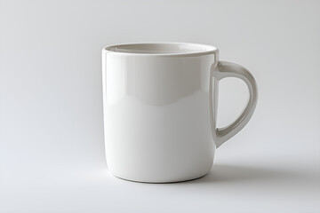 Fototapeta premium white cup on white background