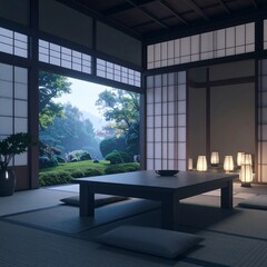 Obraz premium The interior of a modern house