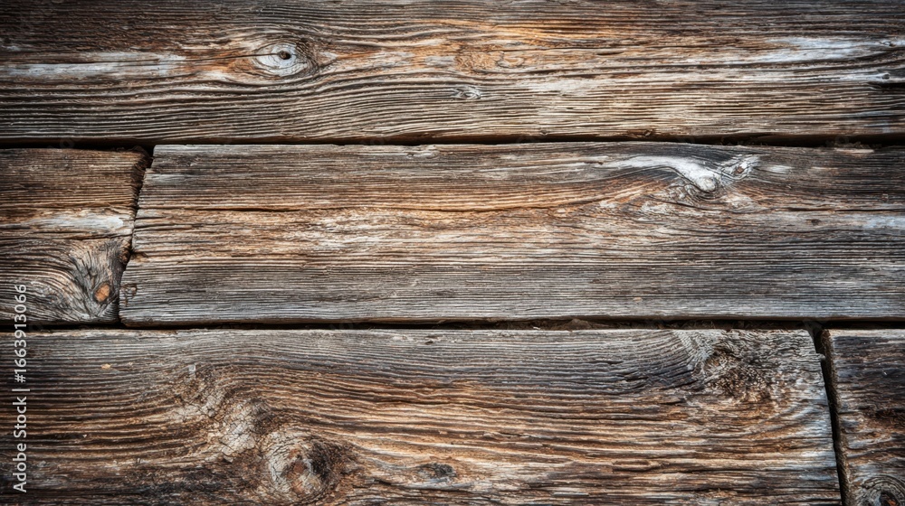 Aufkleber rustic wooden planks with natural texture and grain patterns for background or interior design proje
