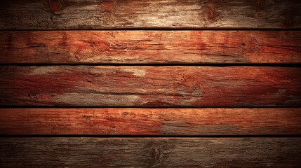 Fototapeta premium Rustic wooden texture background with natural wood grain patterns and warm rich tones for creative design projects and backgrounds