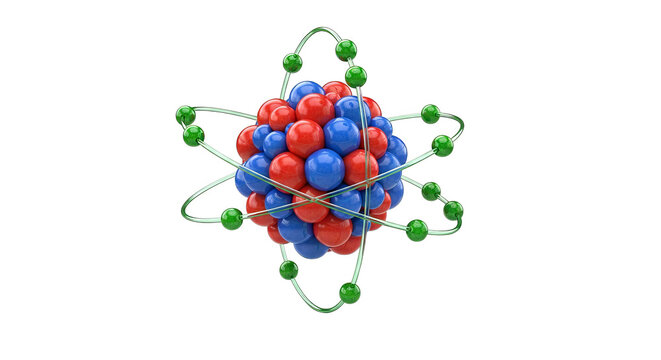 3d Atom Model Science Physics Education