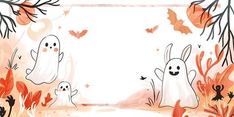 Obraz premium Autumn Ghosts and Rabbits