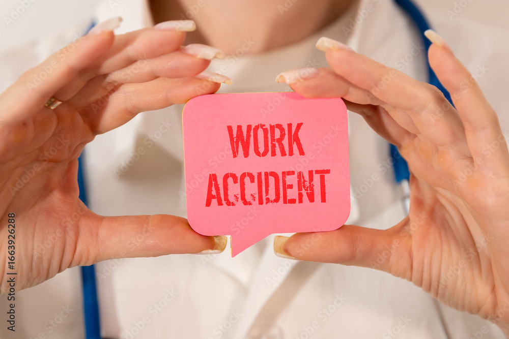 Poster workers compensation is shown using a text.