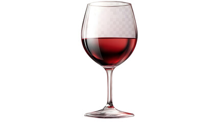A single wine glass filled with red wine is centered against a solid black colored background plain simple