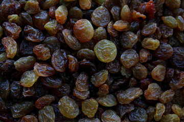 raisins close up natural background

