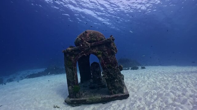 Underwater artifact in Similan islands, Phuket, Thailand