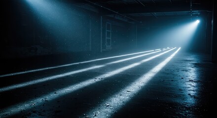 City street at night with motion blur background and