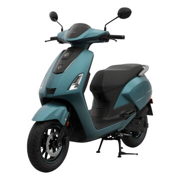 Electric Scooty transparent background or PNG