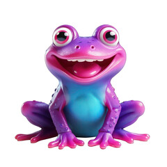 Delightful Rainbow Frog a Joyful Amphibian